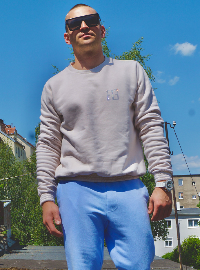 BLUZA MEN/UNI BEIGE SPRING BREAK