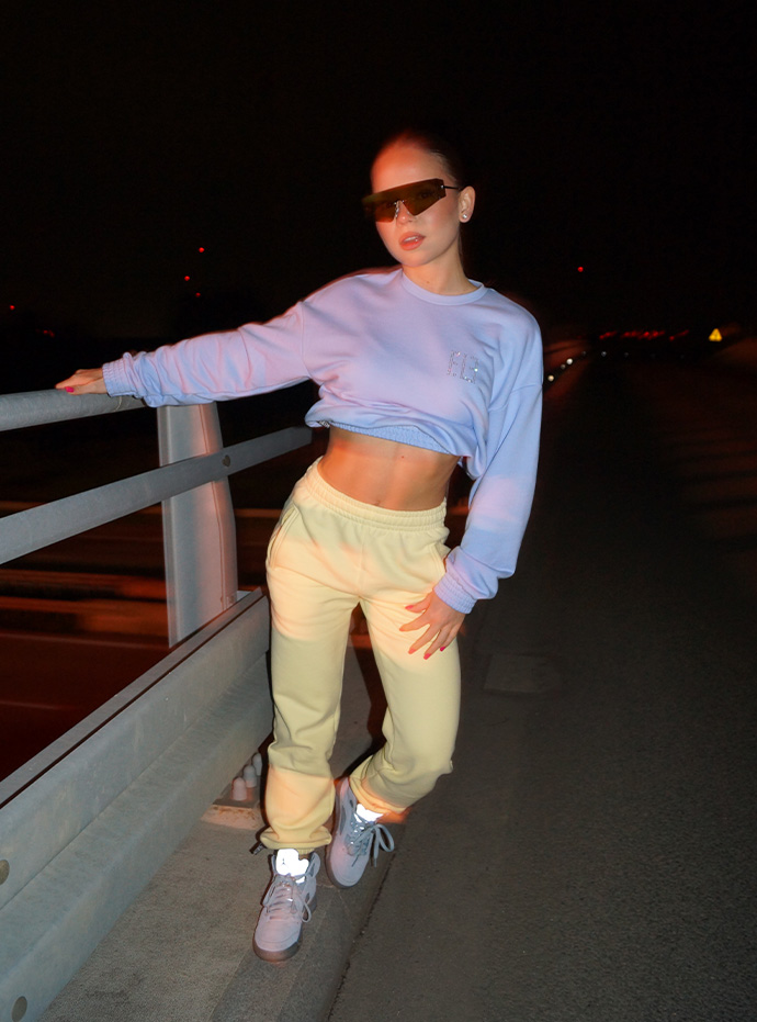 BLUZA WMNS BBY BLUE SPRING BREAK