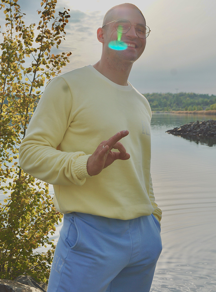 BLUZA MEN/UNI LEMON SPRING BREAK