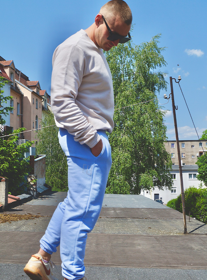 SPODNIE DRESOWE MEN/UNI BBY BLUE SPRING BREAK