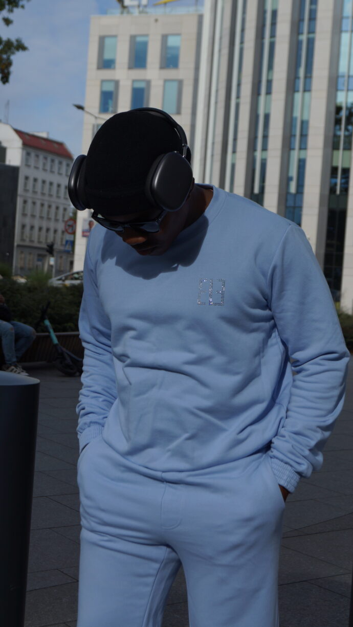 BLUZA MEN/UNI BBY BLUE SPRING BREAK